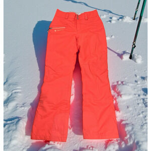 NWOT OBERMEYER Malta Pant Spritz Ski Snow Pants Womens Sz 4 Coral Orange